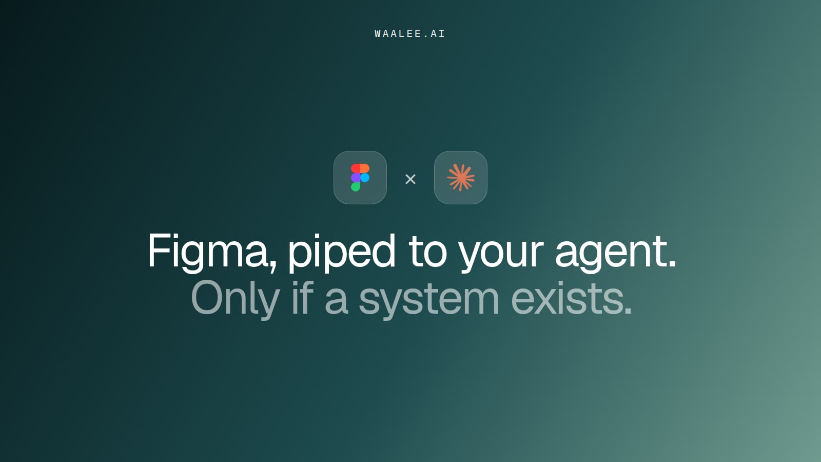 Anima MCP connects your AI agent to Figma. It still needs a system