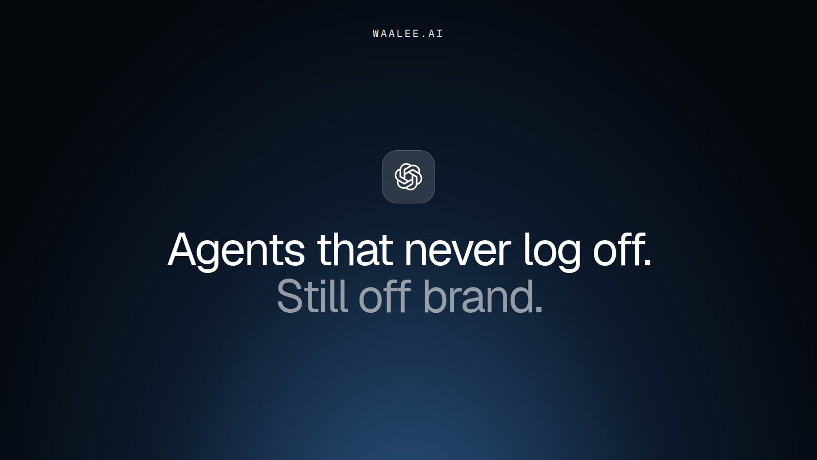 OpenAI dots: always-on AI agents are here. Your brand isn't in them