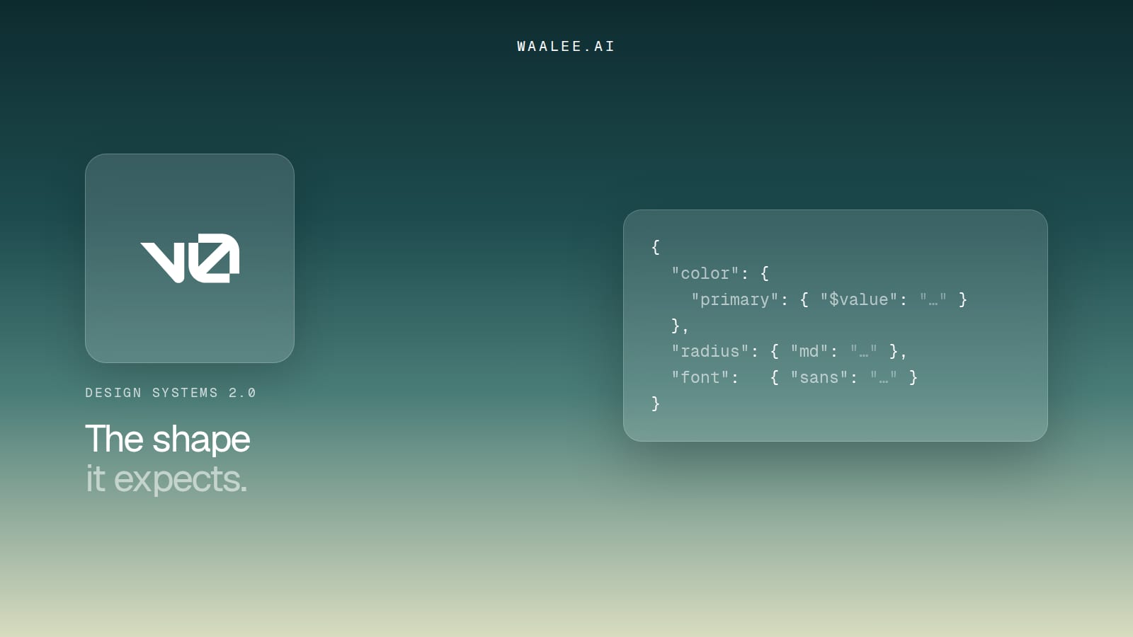 v0 Design Systems 2.0 wants your tokens. Here's the shape it expects