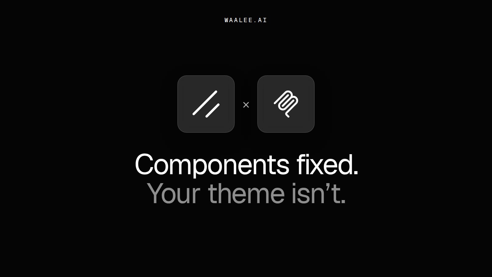 shadcn's new MCP server fixes hallucinated components. Not your theme